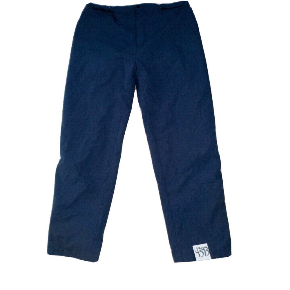 Tres Bien Golf Pants Windproof Waterproof Adjustable Waist Blue Mens 40 x 32